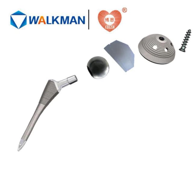 Stainless Steel Cemented Hip Replacement Implant