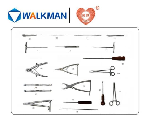 Small Fragment OBS Ortho-bridge Systems Surgical Instrument