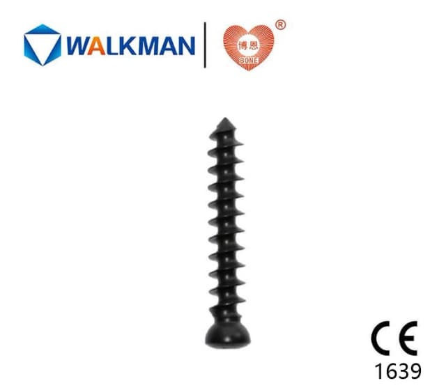 Calcaneus compression plate LCP screw